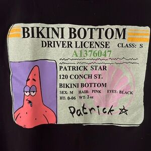 Sponge Bob Patrick T shirt